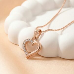Radiance Heart Pendant Symbolizes love, elegance.